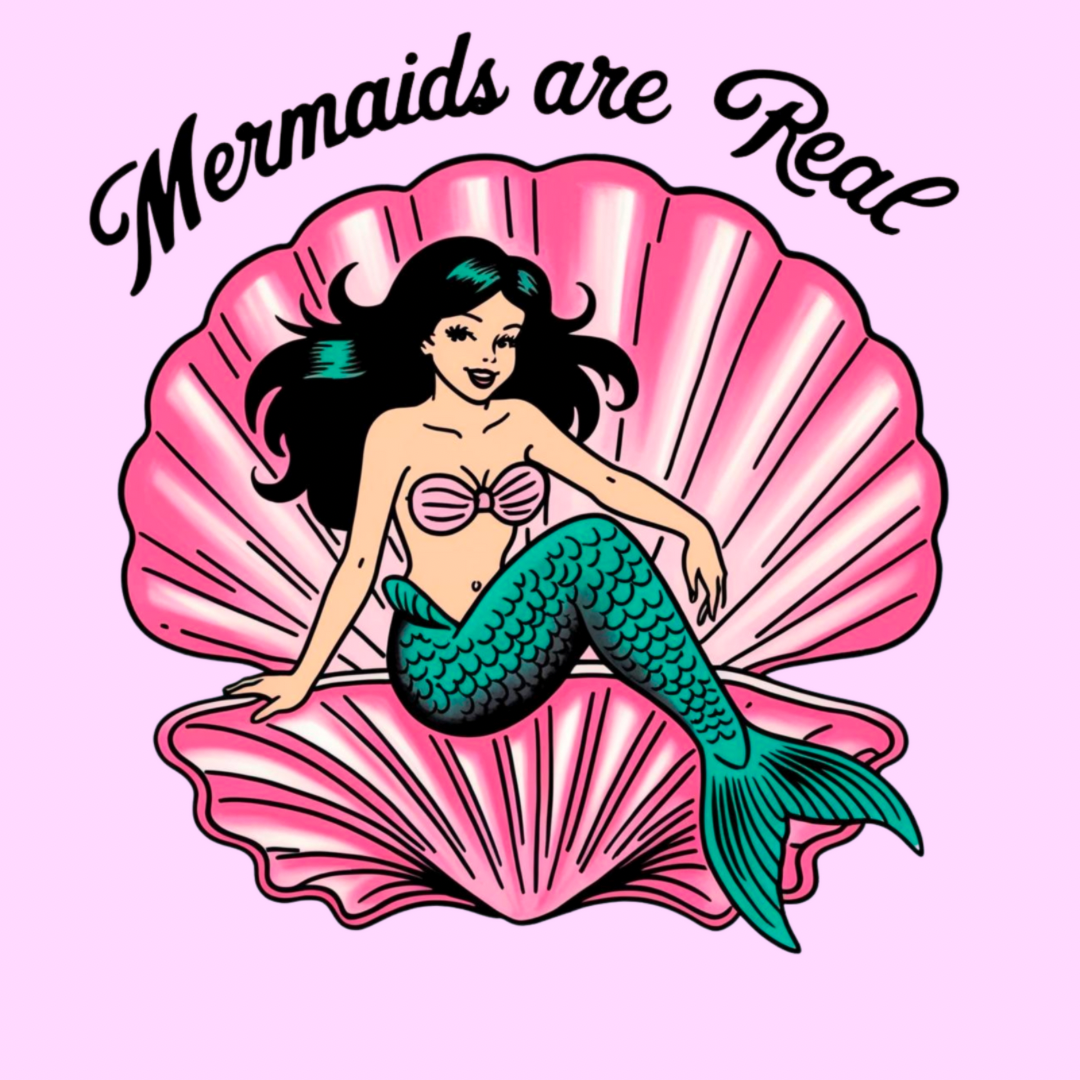 Mermaids Are Real Adult Tee