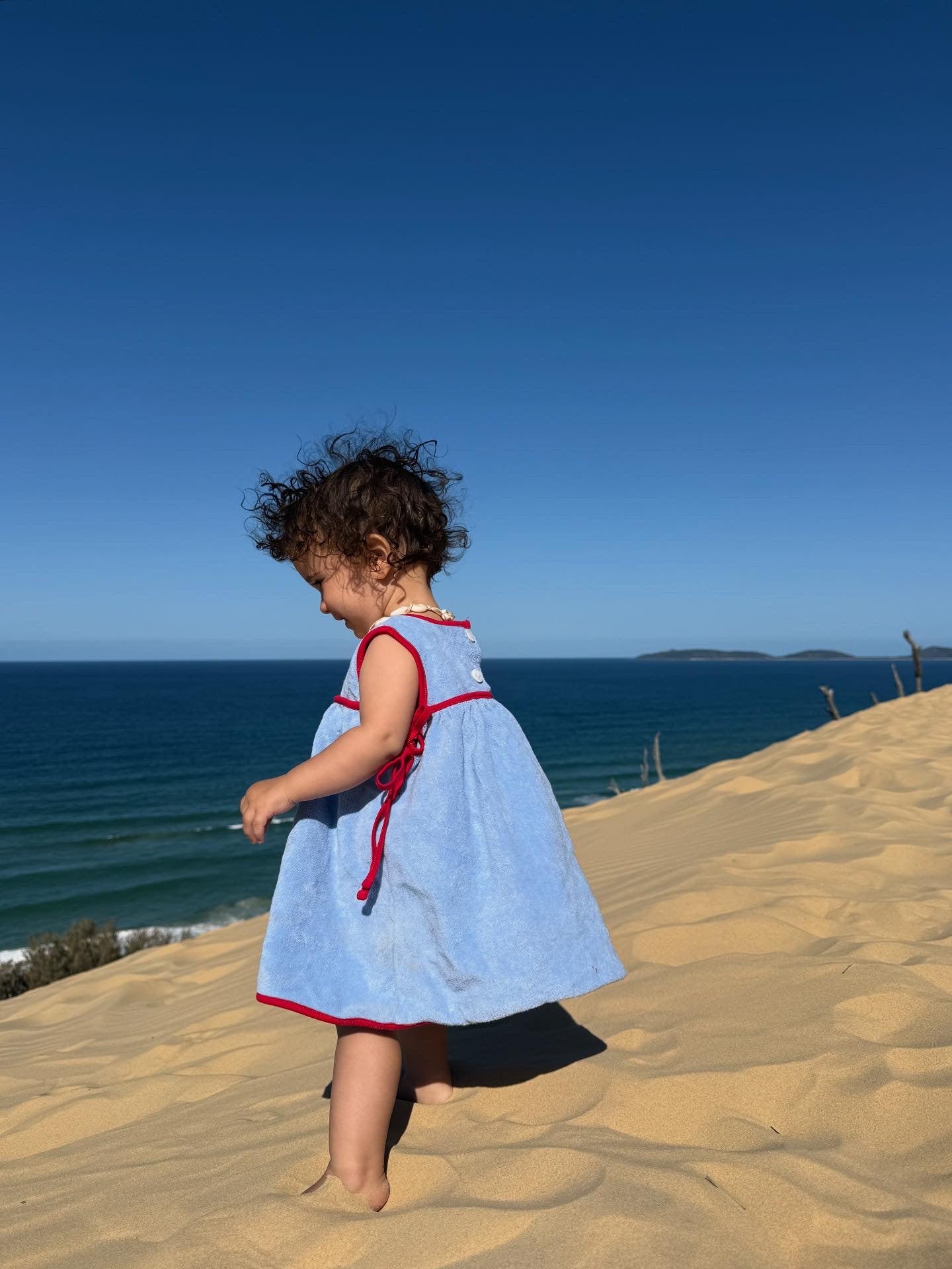 THE SEASIDE TERRY DRESS