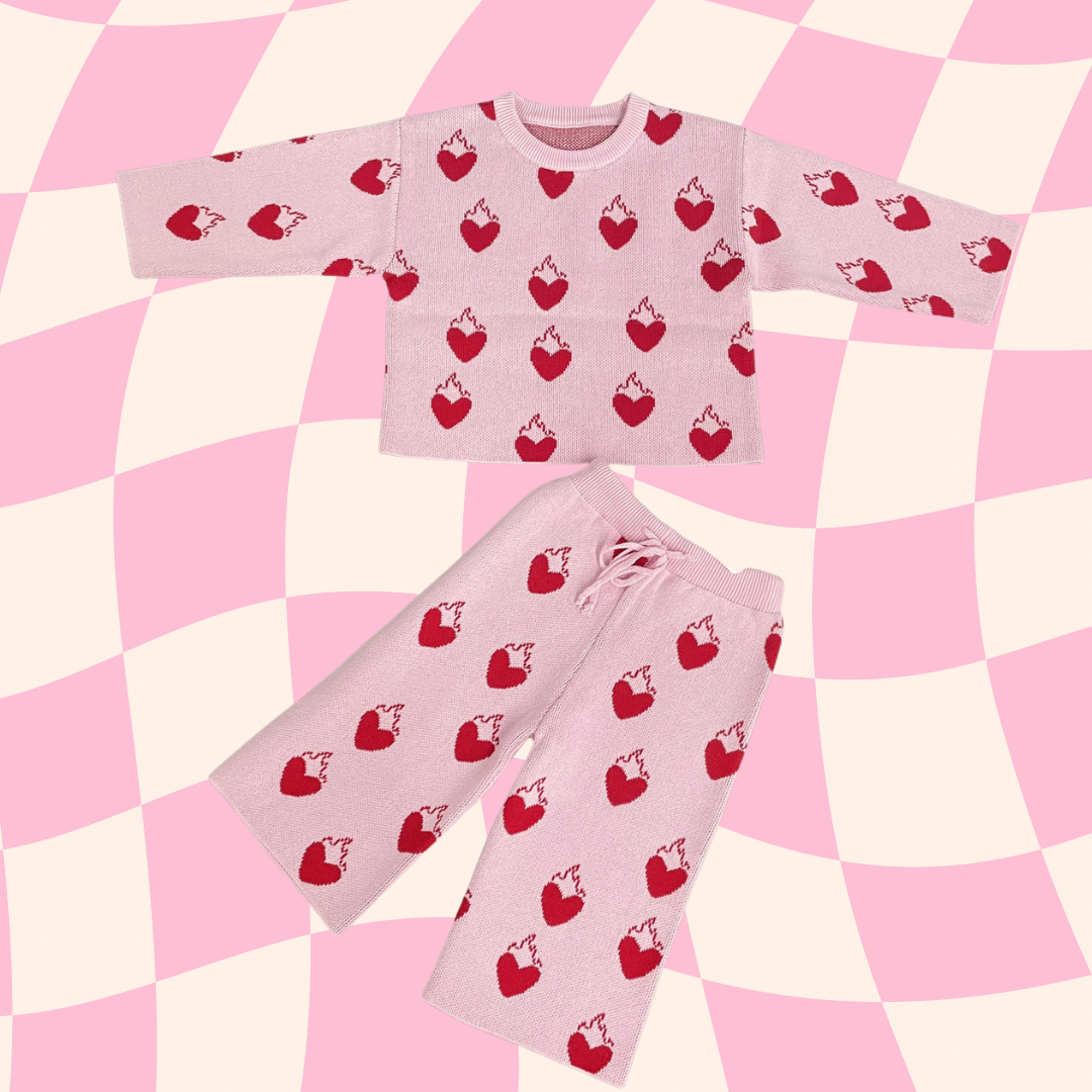 FLAME HEART KNIT