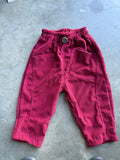 Size 1-2 red cord pants