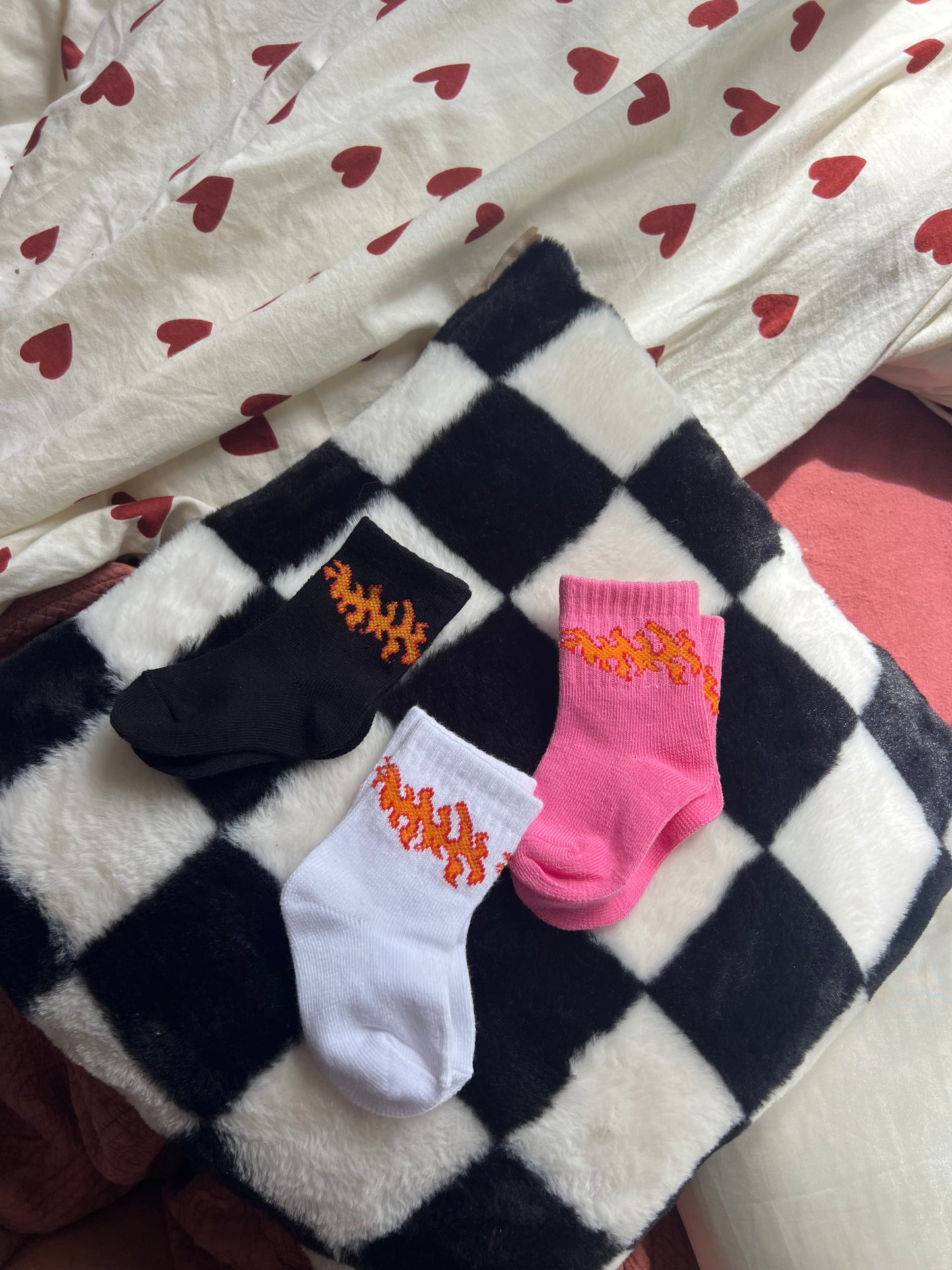 NEW CREW FLAME SOCKS