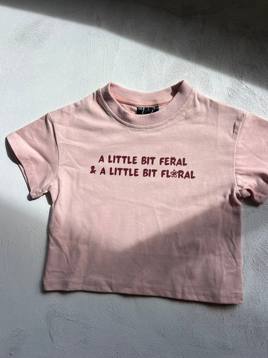 FERAL BUT FLORAL TEE