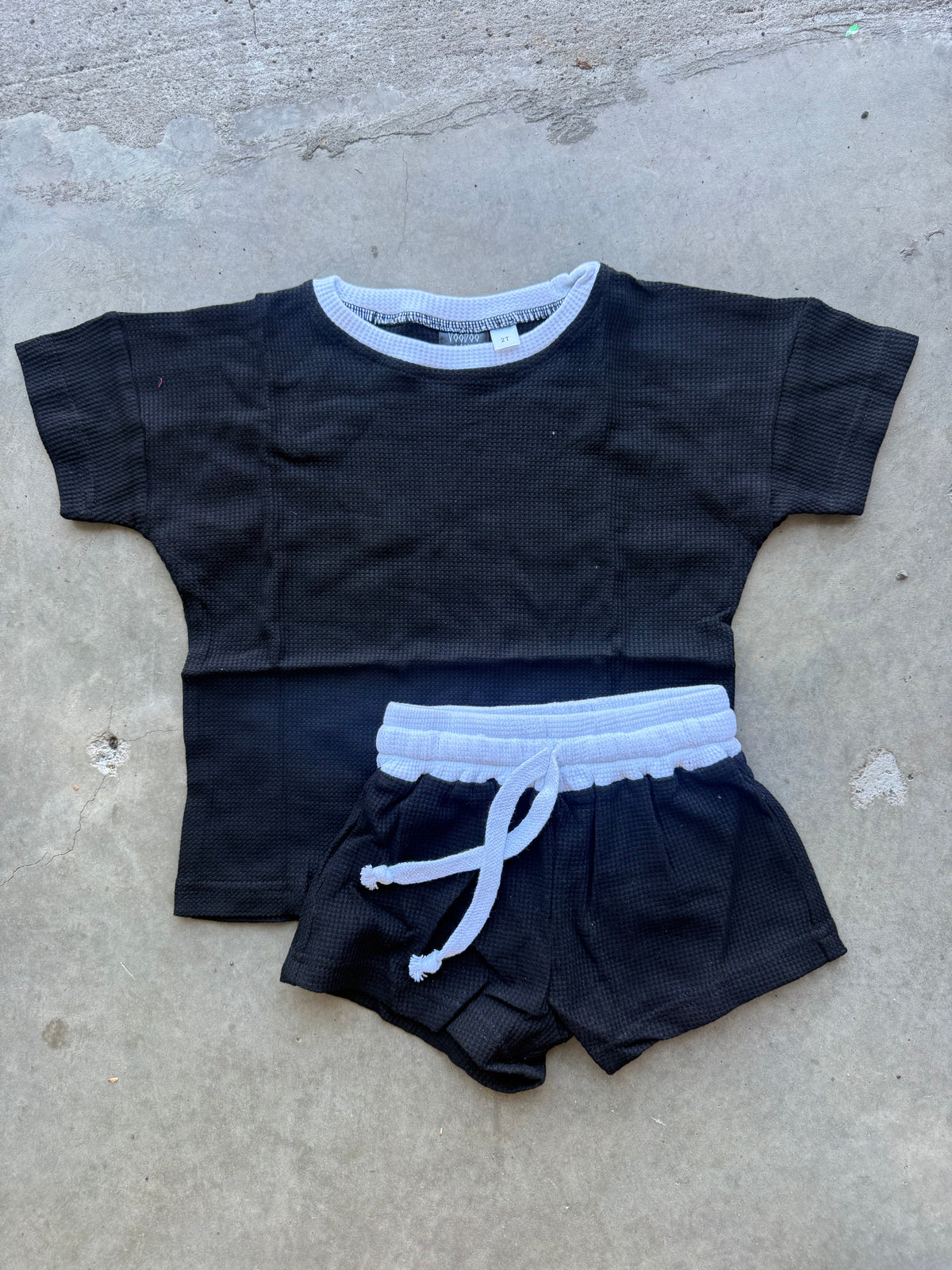 Size 2 waffle cotton set