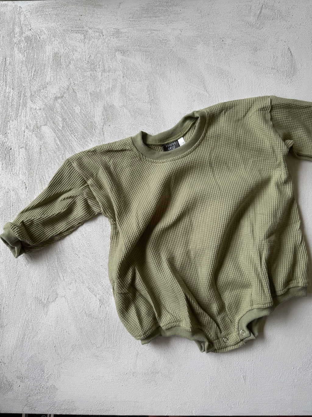 WAFFLE COTTON ROMPERS