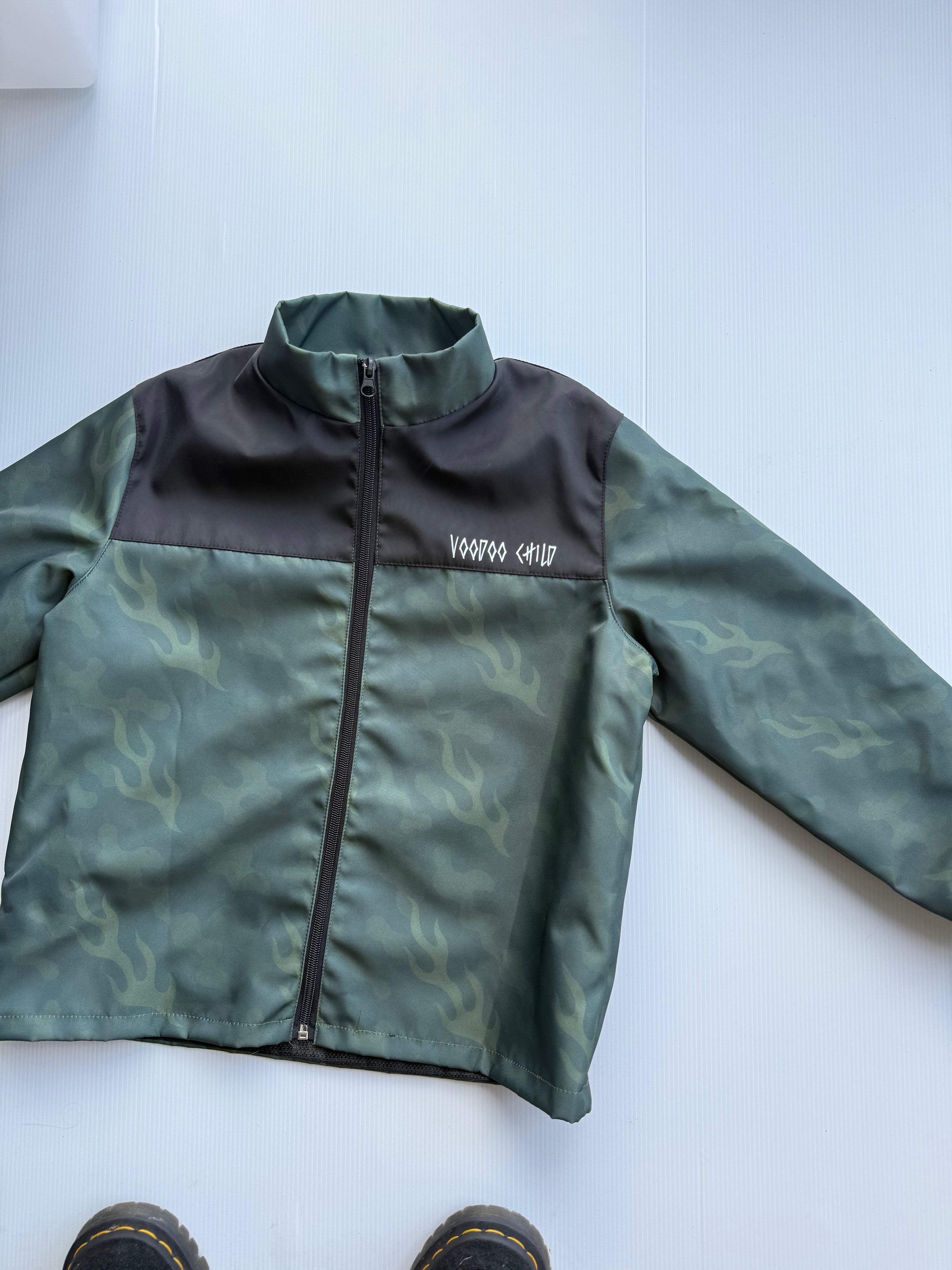 SIZE 6 CAMO RAINJACKET