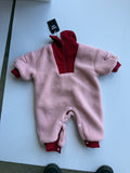 Size 1-2 Star fleece jumpsuit
