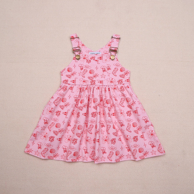 COASTAL COWGIRL PINAFORE DRESS