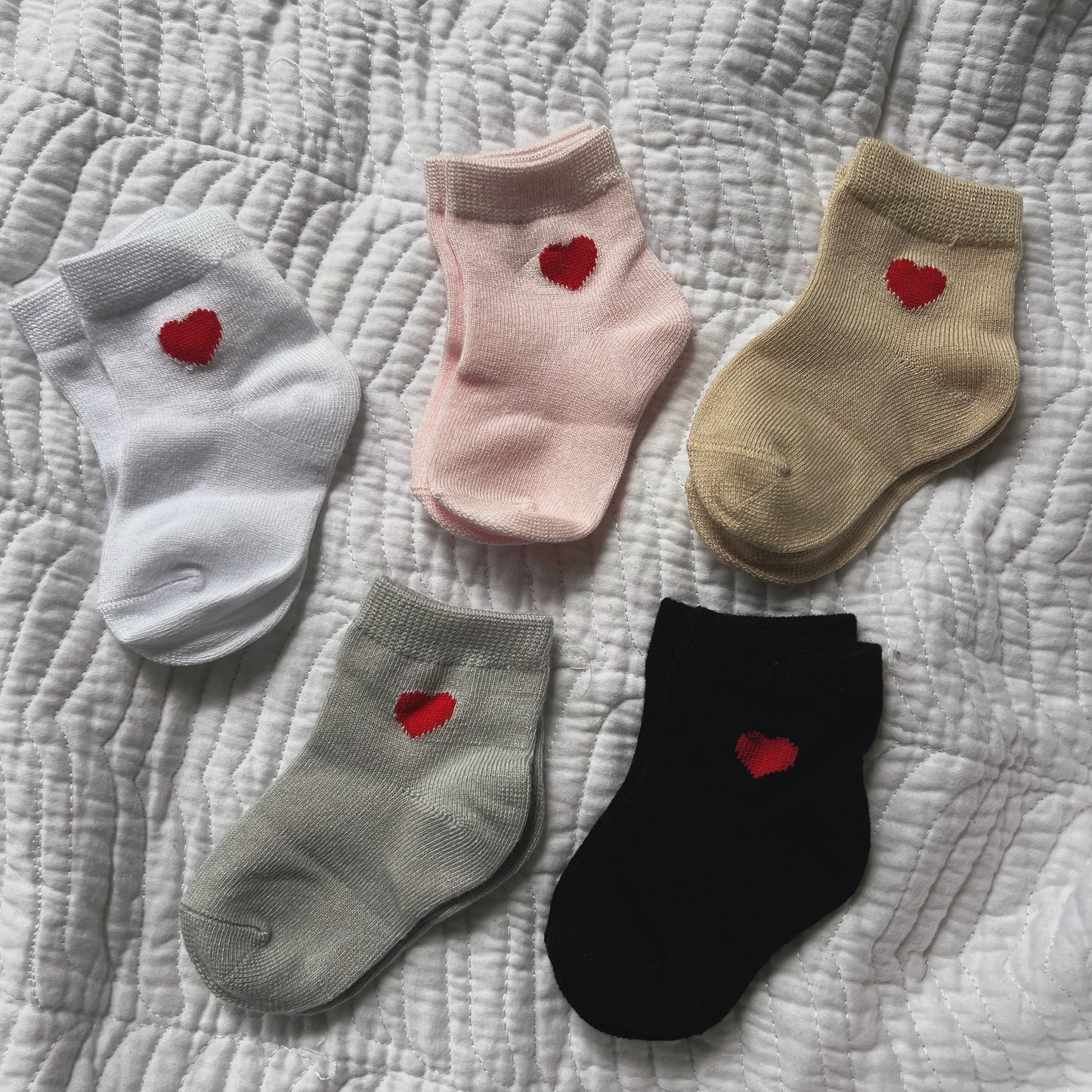 BABY HEART SOCKS