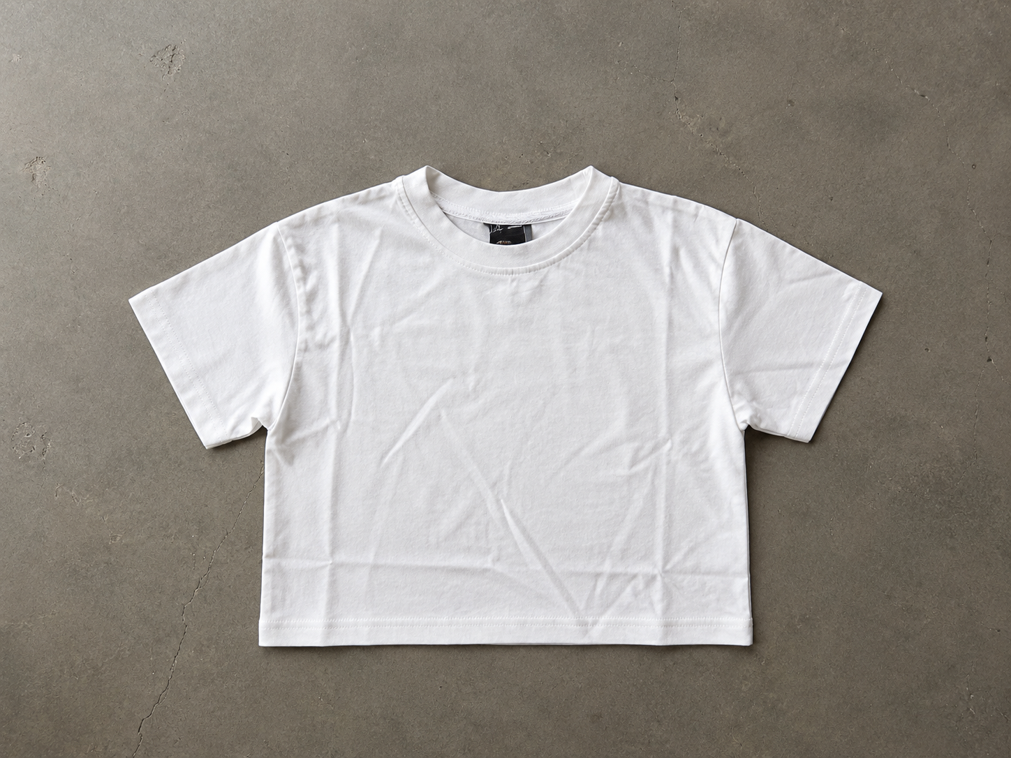 WHITE BLANK TEE