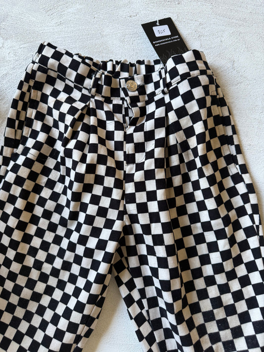 Checkerboard pants