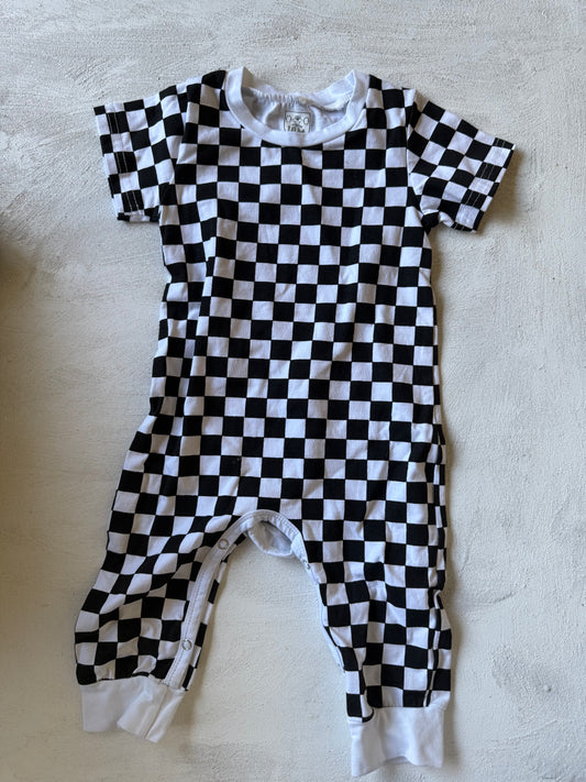 Checkerboard Romper