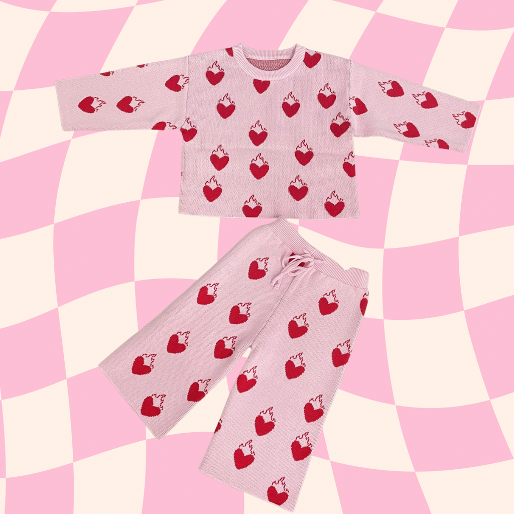 FLAME HEART KNIT