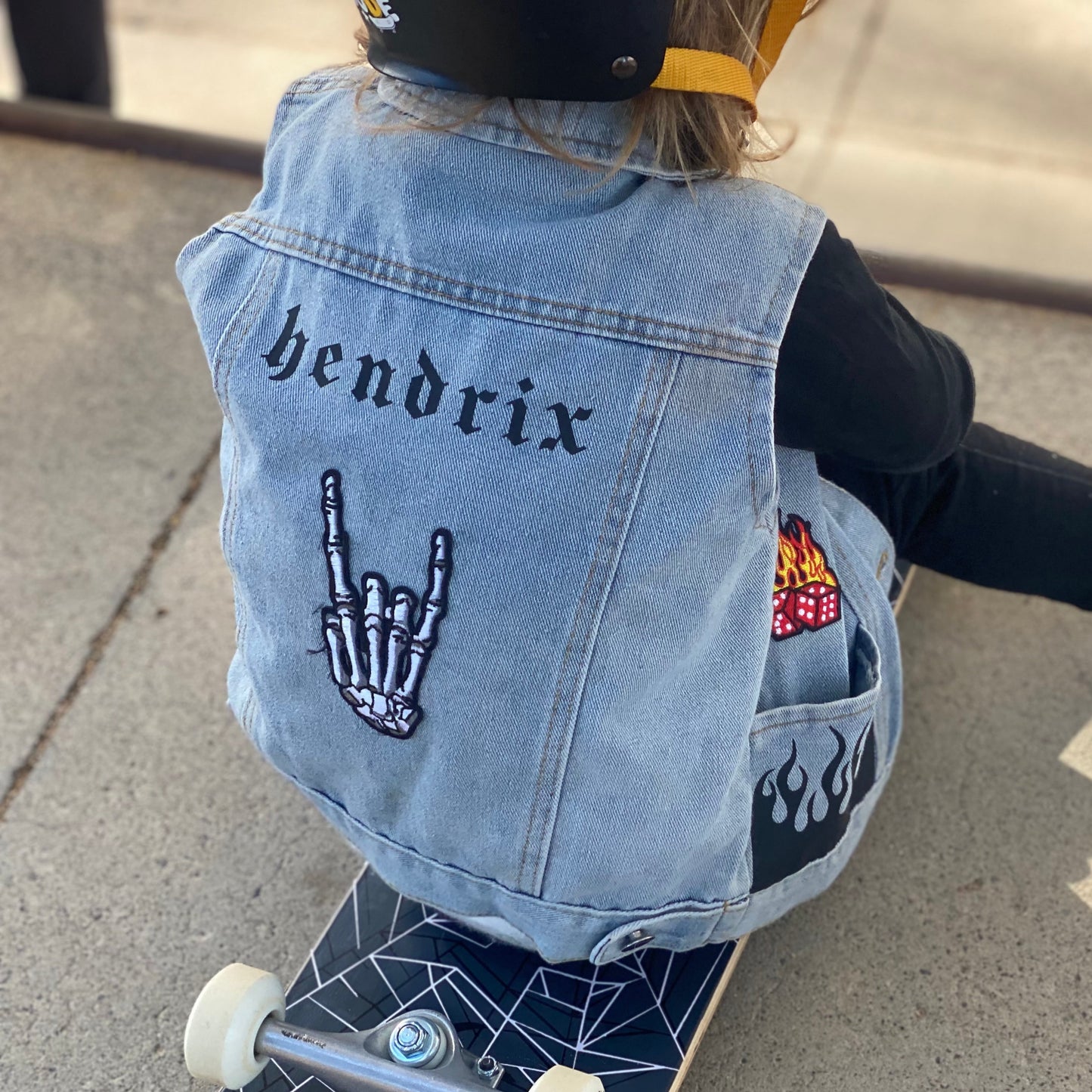 PERSONALISED DENIM RATBAG VEST